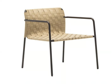 COSTA BU0279 - Stackable aluminium easy chair with armrests by Andreu World - view 3